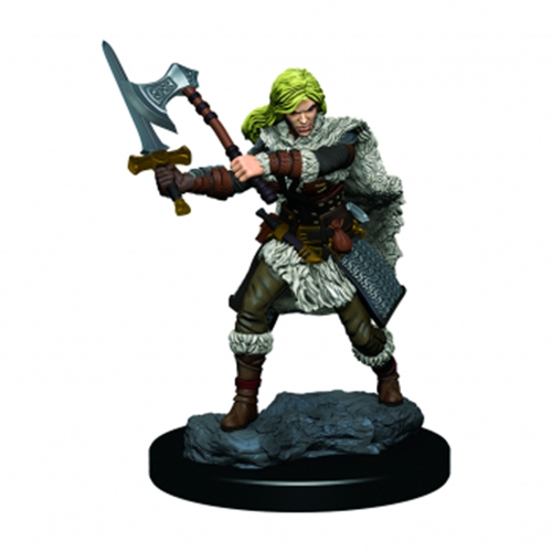 DnD - Human Barbarian Female - Icons of the Realms Premium DnD Figur